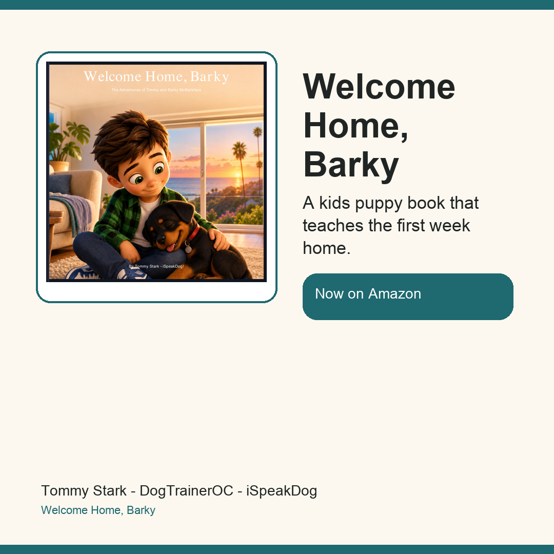 Welcome Home, Barky, Book 3 in The Adventures of Timmy and Barky McBarkface